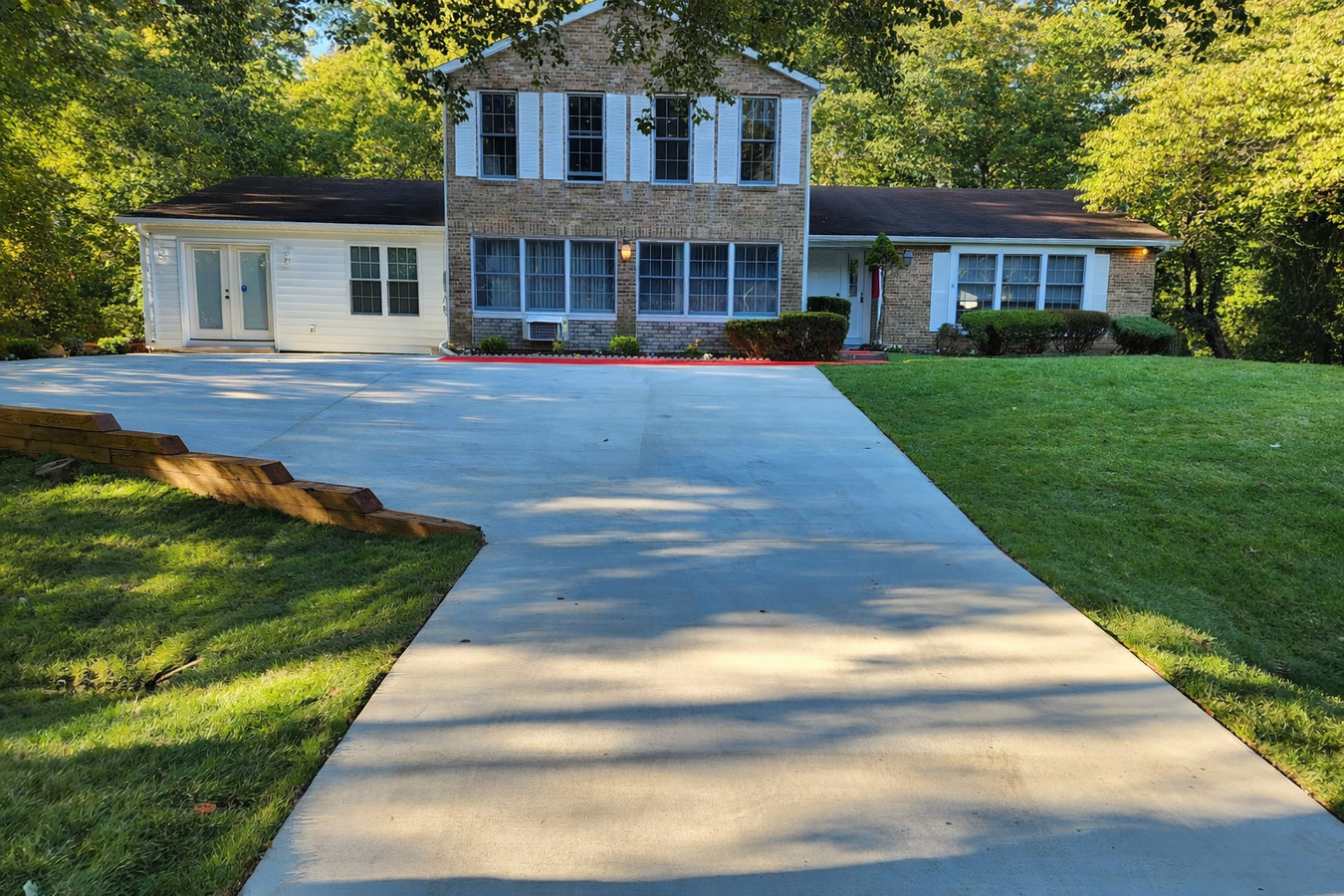 Concrete driveway building in Pocatello, ID