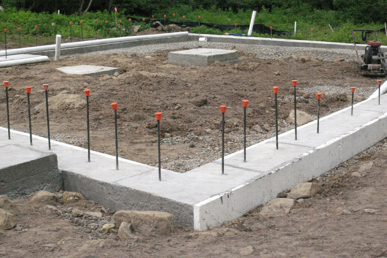 Concrete footings in Pocatello, ID