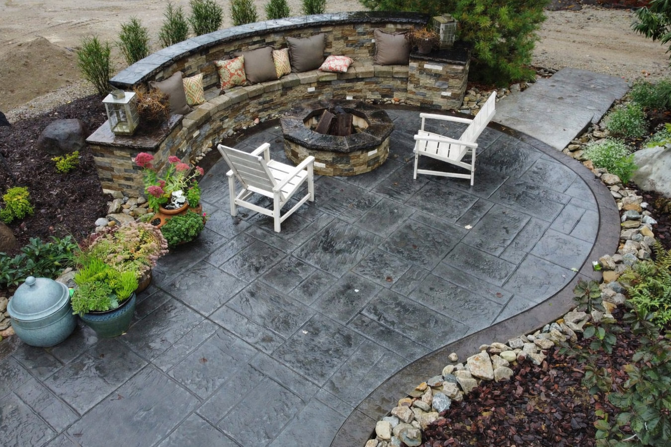Concrete patio construction in Pocatello, ID