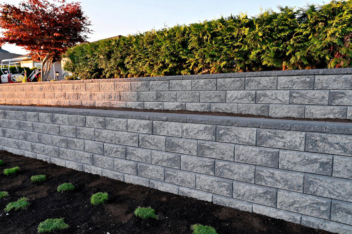Concrete retaining walls in Pocatello, ID